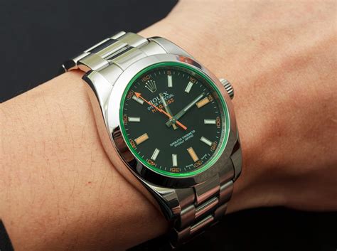 rolex milgauss on wrist